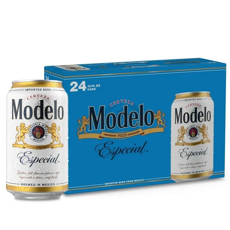 Modelo Especial Mexican Lager Import Beer, 24 Pack 12 fl. oz. Cans, 4.4% ABV
