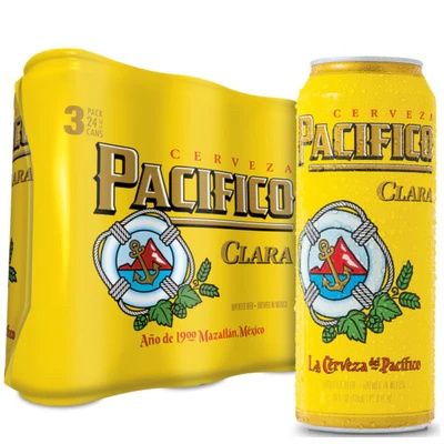 Pacifico 3pk 24oz Can 4.4% ABV