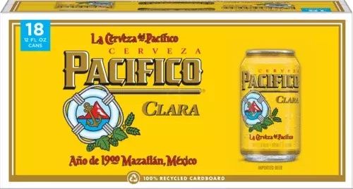 Pacifico Clara 18x12oz cans