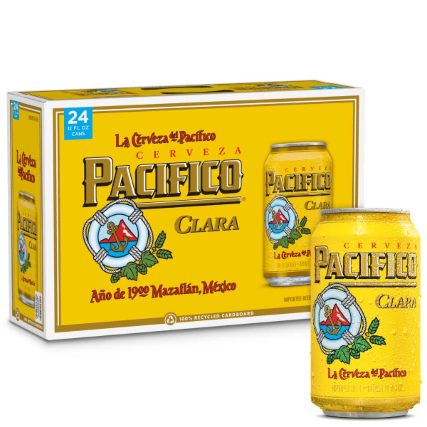 Pacifico Clara 24pk 12oz Cans