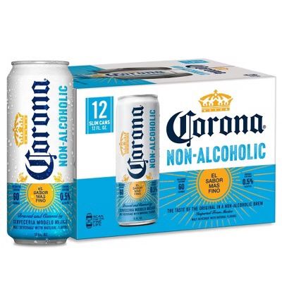 Corona Non-Alcoholic Beer 12-Oz cans 12 pk cans