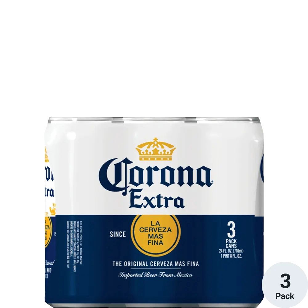 Corona Extra 24oz can - 3 pack