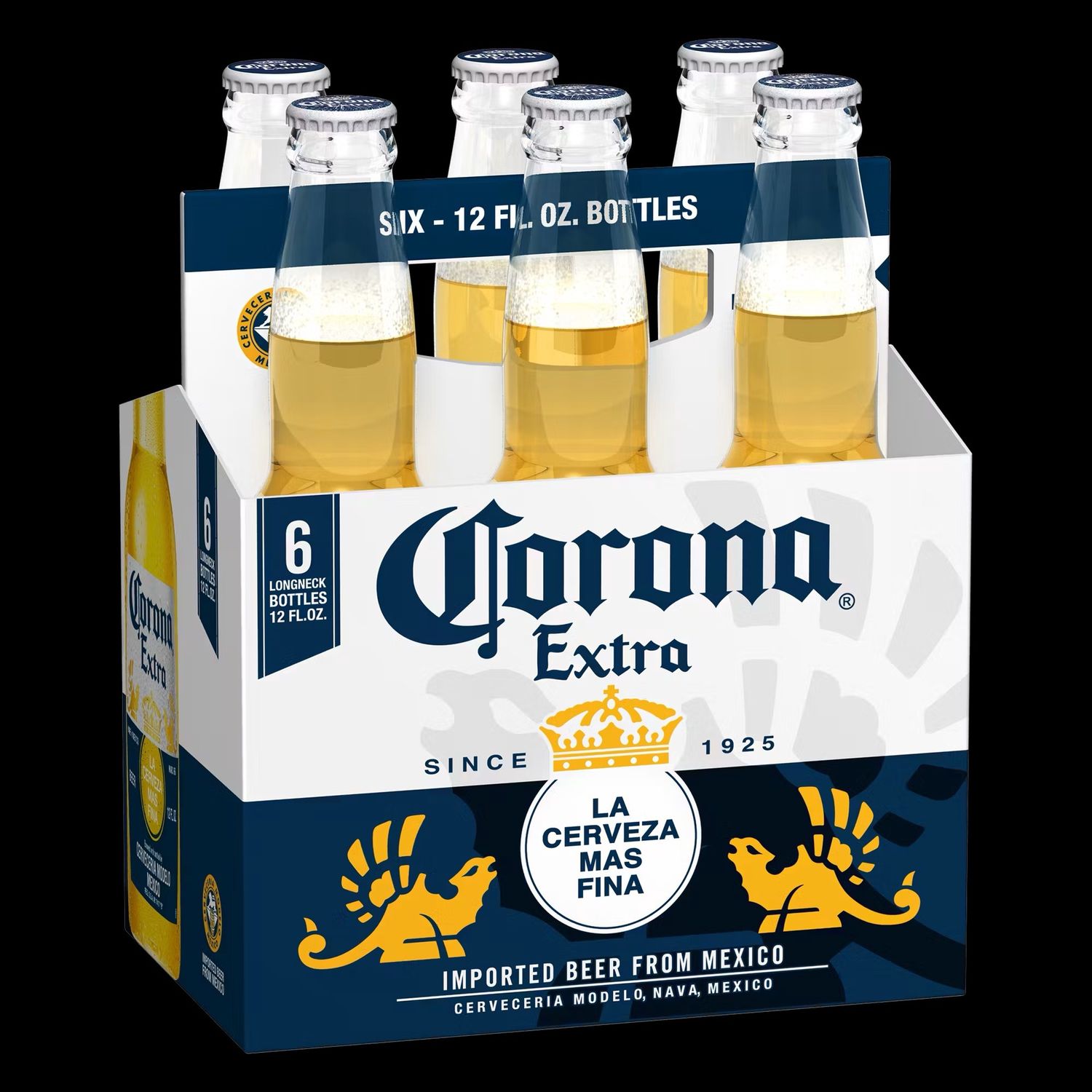 Corona Extra Mexican Lager Import Beer, 6 Pack 12 fl. oz. Bottles, 4.6% ABV