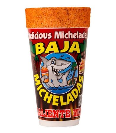 Michelada Baja Caliente Mix cup  24oz