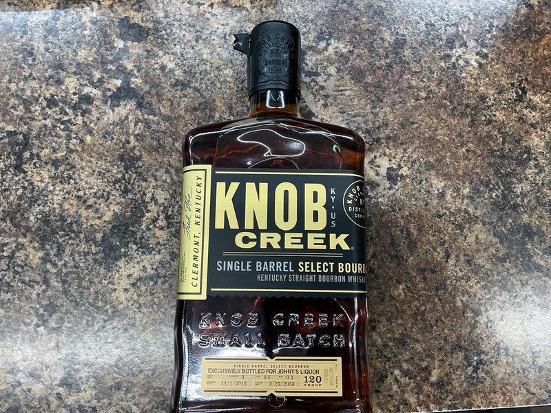 Knob creek Single Barrel Store pick 120 proof 750ml