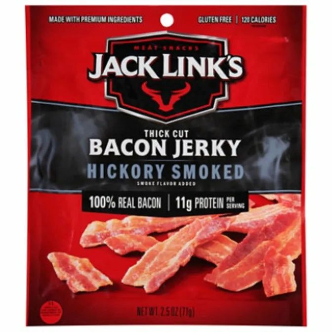 Jack Links Thick Cut Bacon Jerry Hickory Smoked 11g Protein