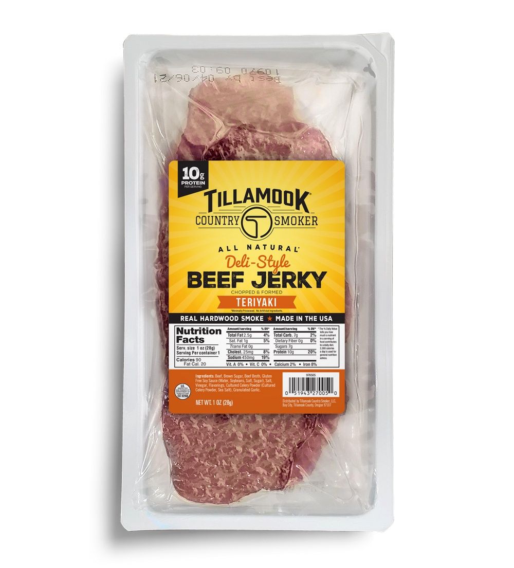 Tillamook Deli - Style Beef Jerky Teriyaki