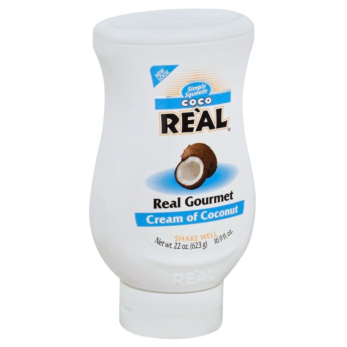 Real Gourmet Cream Of Coconut Shake well 16.9 oz