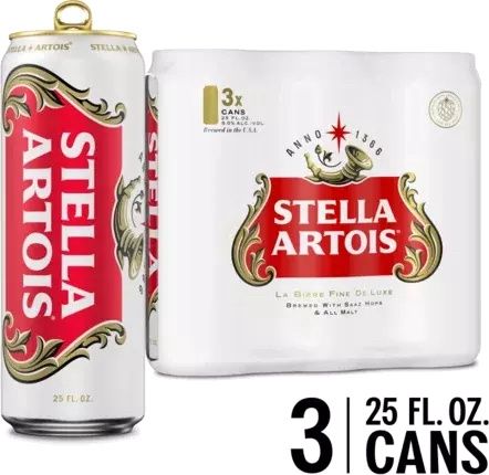 stella artois 3pk 25 oz