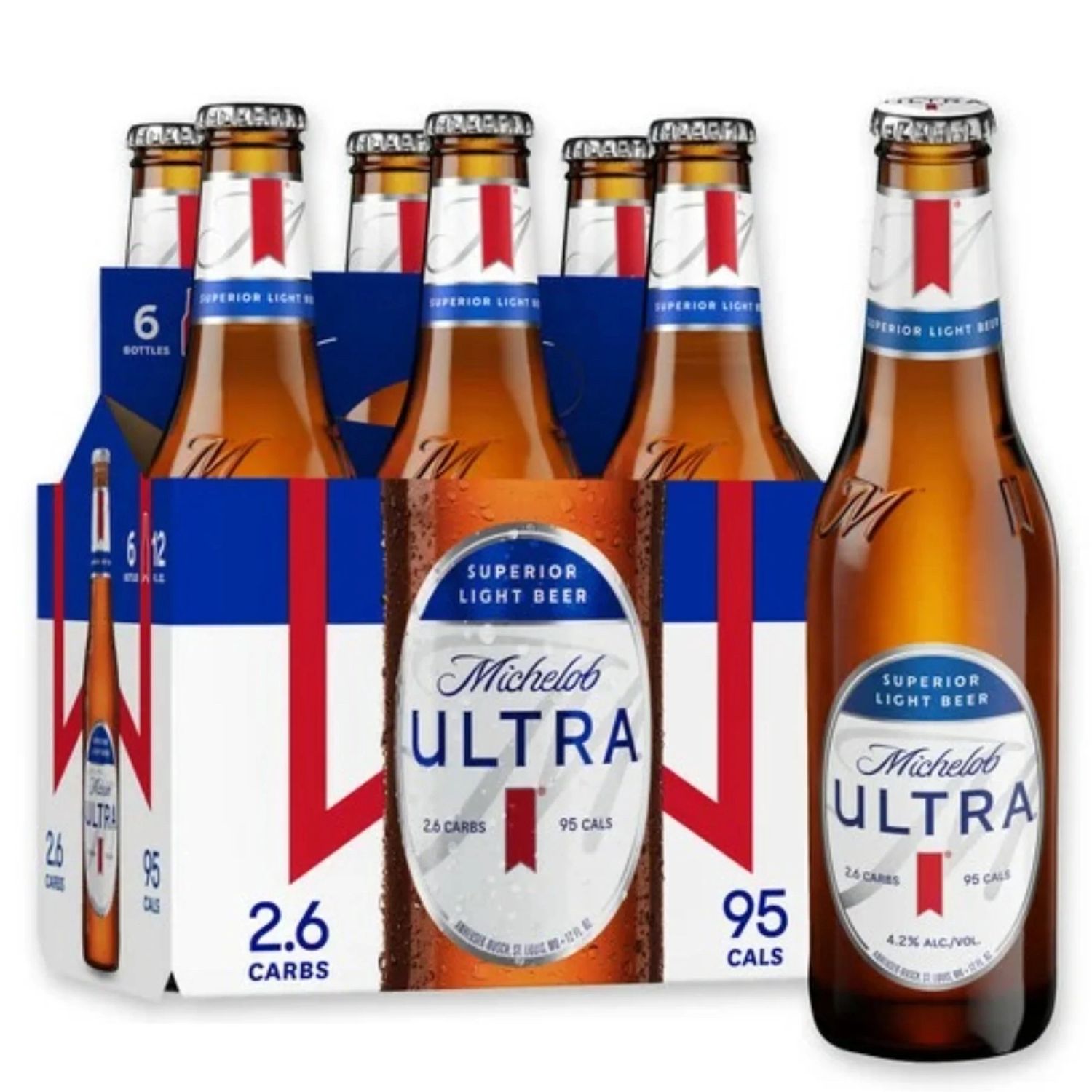Mitchelob ultra 6 pk btls
