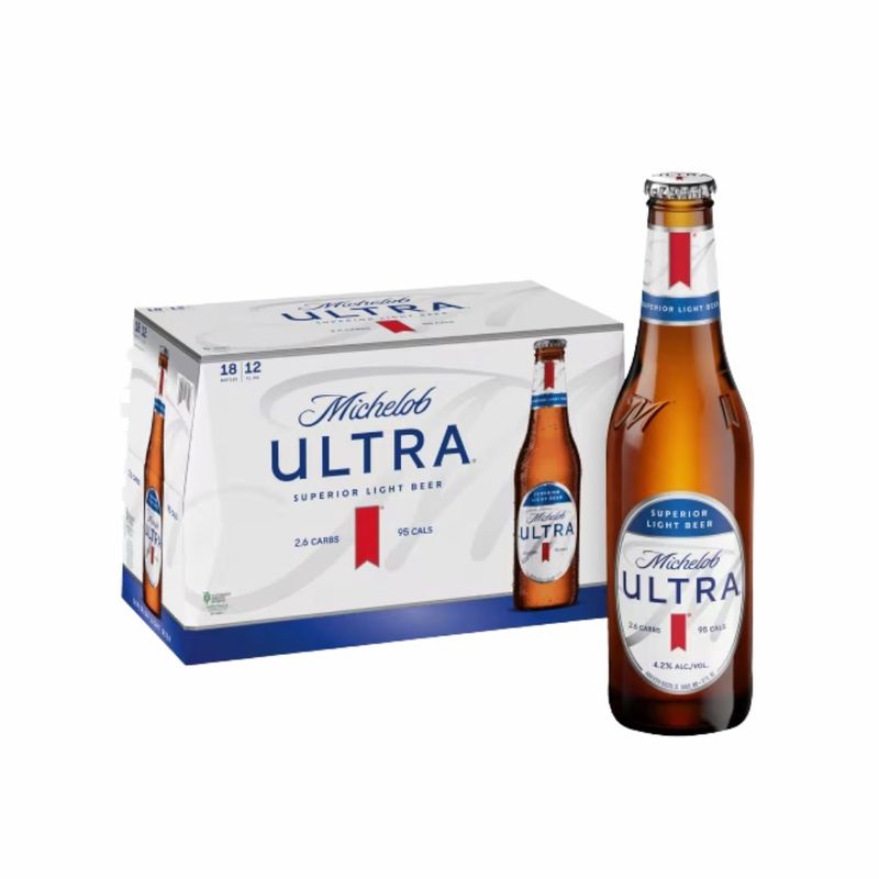 Michelob ULTRA Superior Light American Lager Beer - 18pk/12 fl oz btls