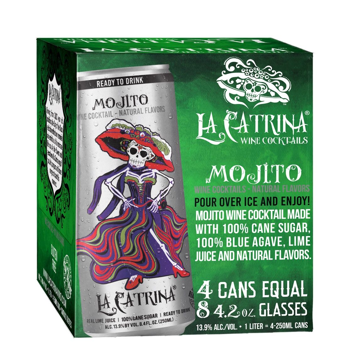 Mojito La Catrina 4 Pack 8.2 oz 250 Ml