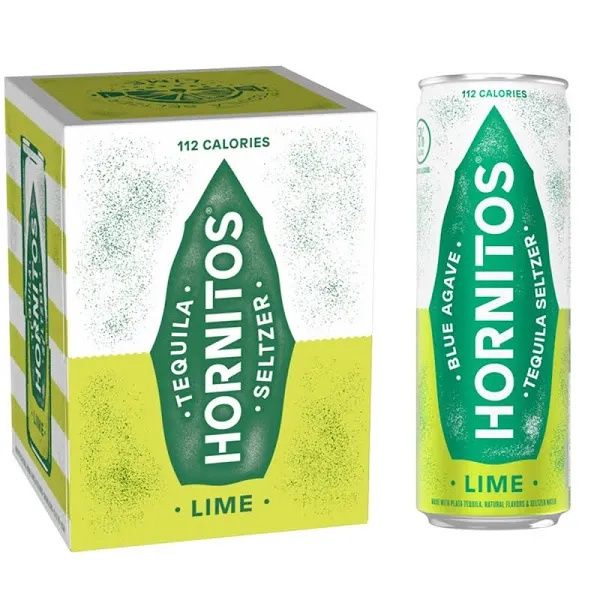 Tequila Hornitos Seltezer Lime 4 Pack