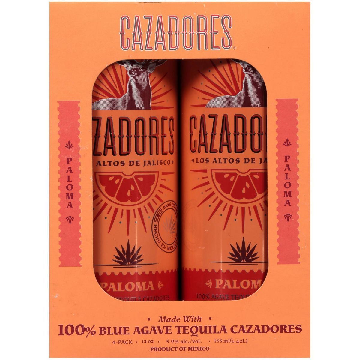 Cazadores Paloma 4 Pack 12 oz14.99