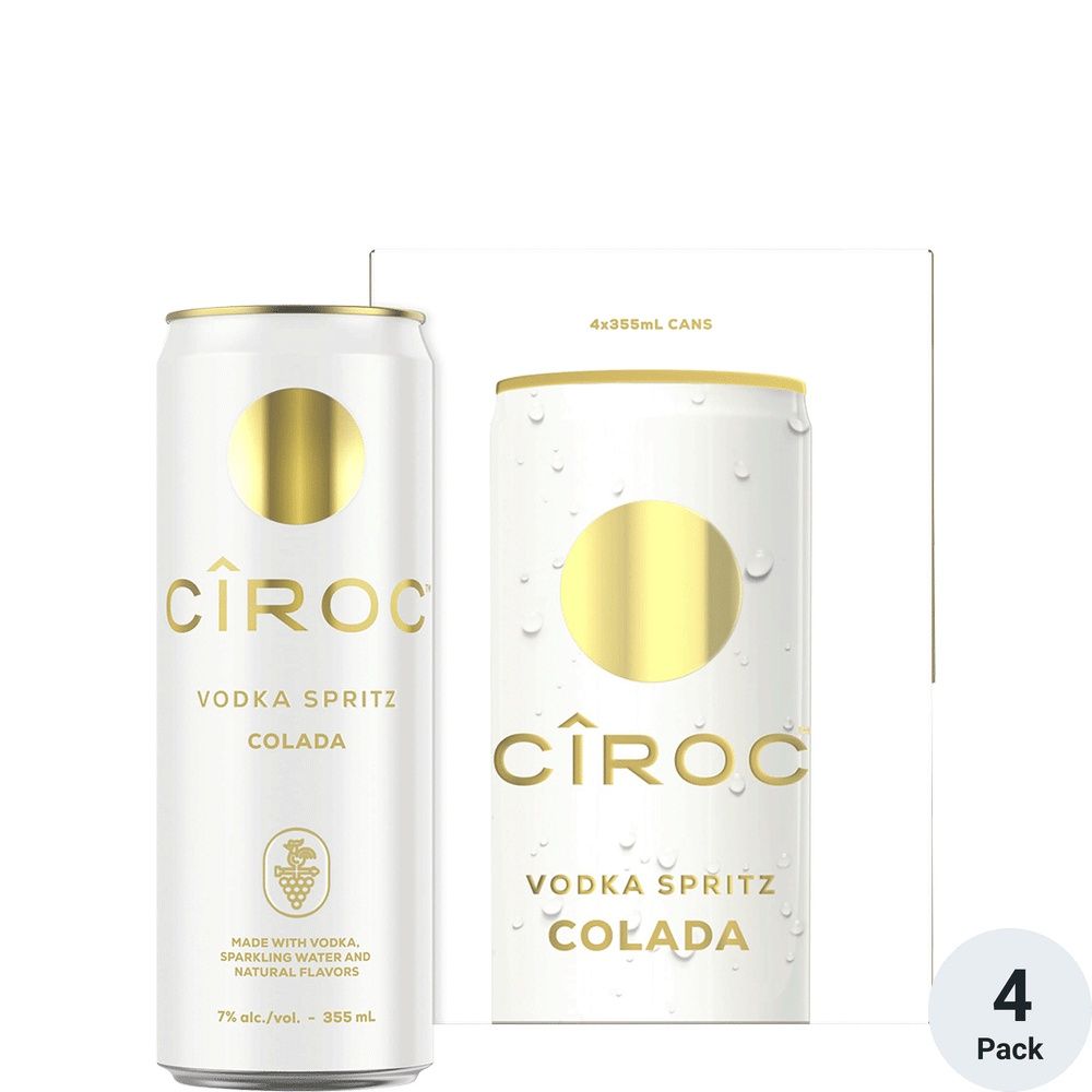 Ciroc Vodka Spritz Colada 4 Pack 355 ML