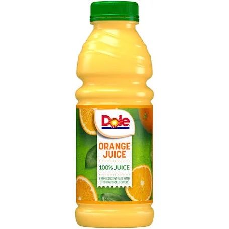 Dole Orange Juice 15.2 Fl oz 450 ML