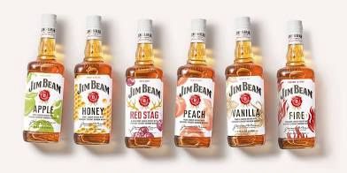 Jim Beam Bourbon Whiskey All Flavors 750ml