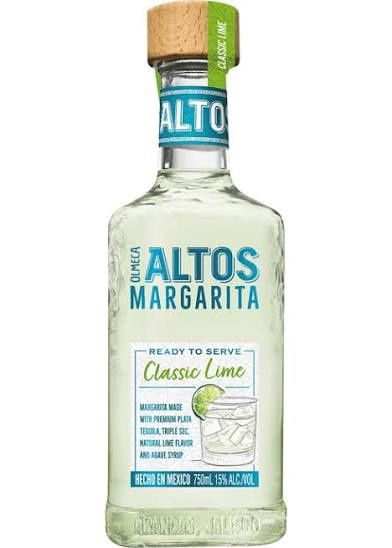 Altos Margarita classic lime 750ml