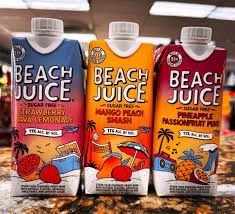 Beach  Juice Sugar Free All Flavors 16.9oz