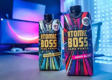 Atomic boss Hard punch  All flavors 500ml