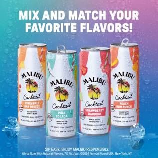 Malibu cocktails All flavors 355ml
