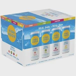 High noon vodka seltzer 8 pack