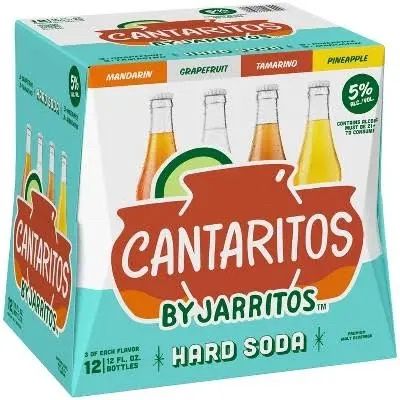Cantaritos Hard soda 12 pack bottles