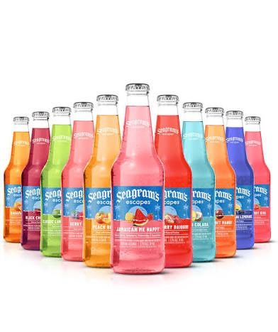 Seagram’s escapes 4pack All flavors in bottles