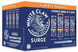 WHITE CLAW 12 pack all STRONGER SURGE OF FLAVORS