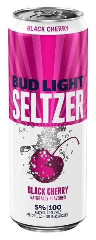 BUD LIGHT Seltzer black cherry 25oz single can