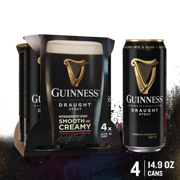 GUINNESS DRAUGHT STOUT 4 pk