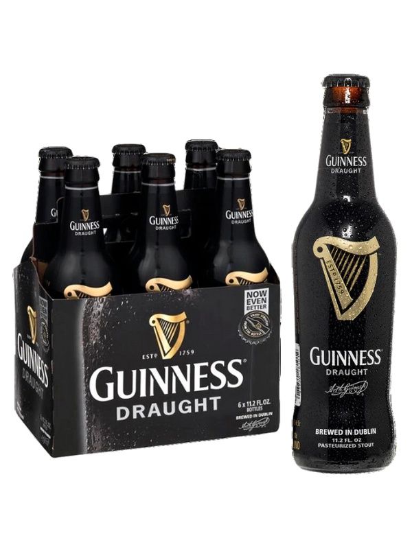 GUINNESS DRAUGHT 6 pk btls