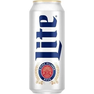 Miller lite A fine pilsner beer 24oz Can
