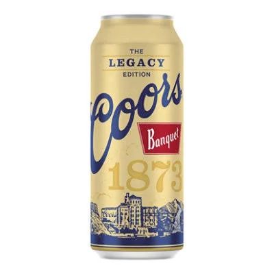 Coors Banquet American Style Lager Beer 5% ABV Can - 24 Fl. Oz.