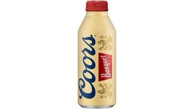 Coors Banquet 16oz banquet metal bottle