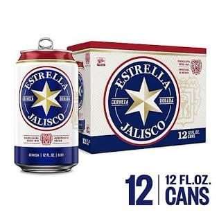 Estrella Jalisco Beer Cans - 12-12 Fl. Oz.