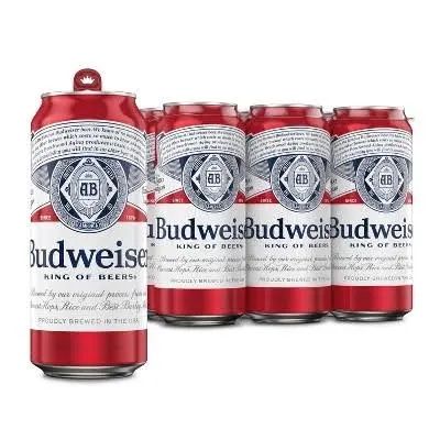 Budweiser American Lager Cans (12 fl oz x 6 ct)