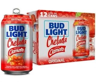 Bud Light Chelada Clamato 12 pack 12oz