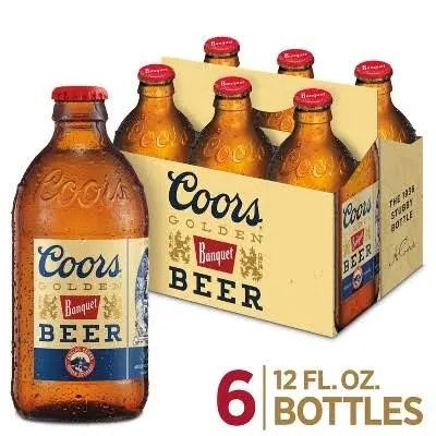 Coors Banquet Beer - 6pk/12 fl oz Bottles