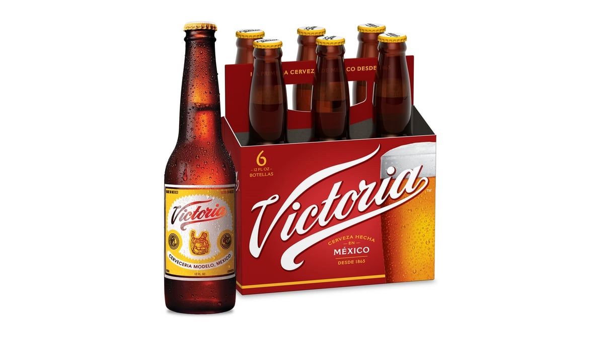 Victoria Mexican Amber Bottles (12 fl oz x 6 ct)