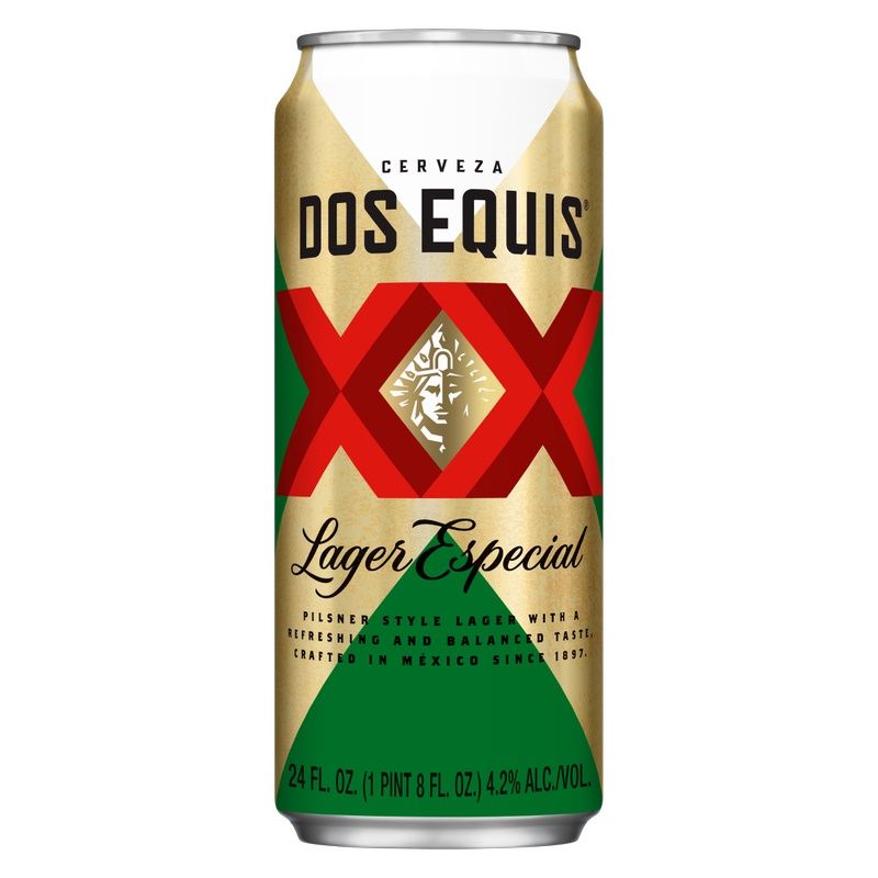 Cerveza Dos equis  lager especial 24oz can