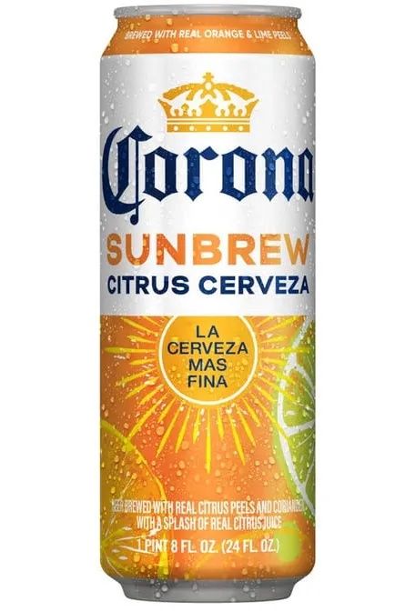 Corona sun brew 24 oz can