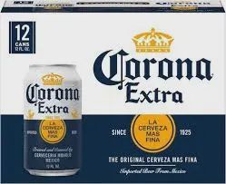 Corona extra imported beer 12 pack 12 oz cans (12 x12)