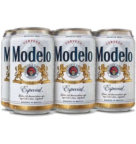 Modelo Especial Lager Mexican Beer 4.4% ABV Can - 6-12 Fl. Oz.