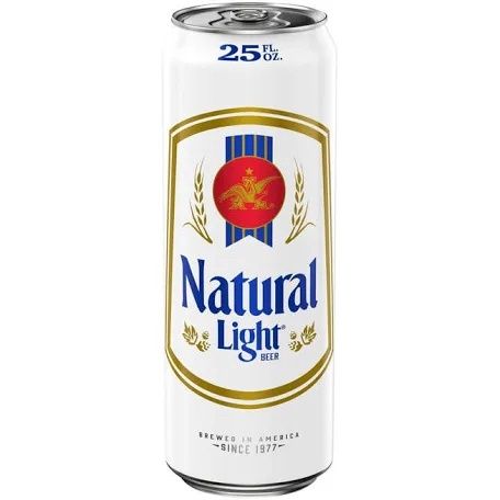 Natural Light Beer Can (25 fl oz)