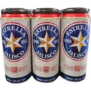 Estrella Jalisco beer 16Oz Can