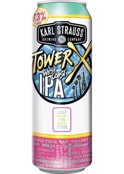 Karl Strauss Tower X   | IPA (India Pale Ale) by Karl Strauss | 19oz |