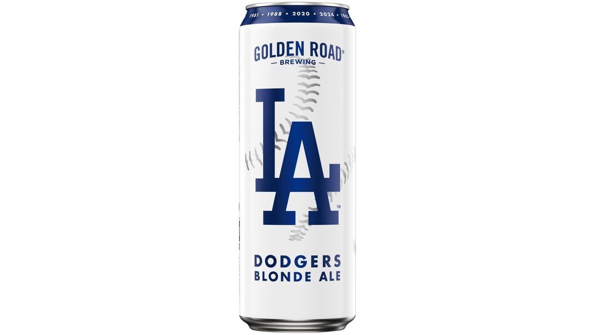 Golden Road Brewing Los Angeles Dodgers Brew Heaven Blonde Ale Can (25 fl oz)