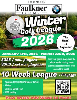 Winter League 2026 Registration - LANCASTER LOCATION