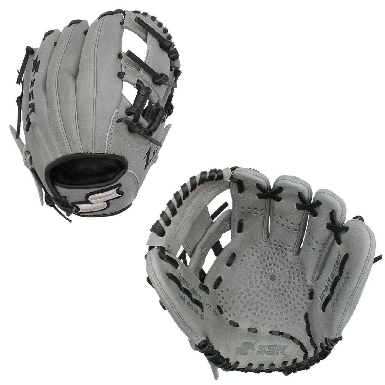SSK Z5 Craftsman 11&quot; Youth Baseball Glove (Grey/Black)